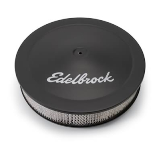 Luftfilter Schwarz - Aircleaner Black  350mm Edelbrock